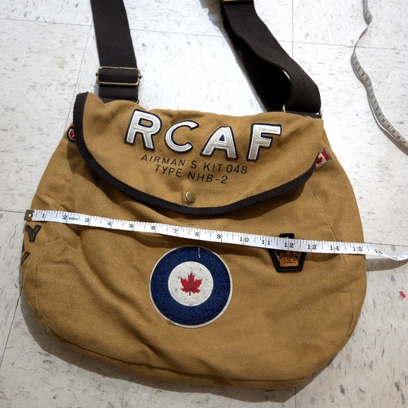 Red Canoe | RCAF Brown Messenger Bag - Picture 10 of 14